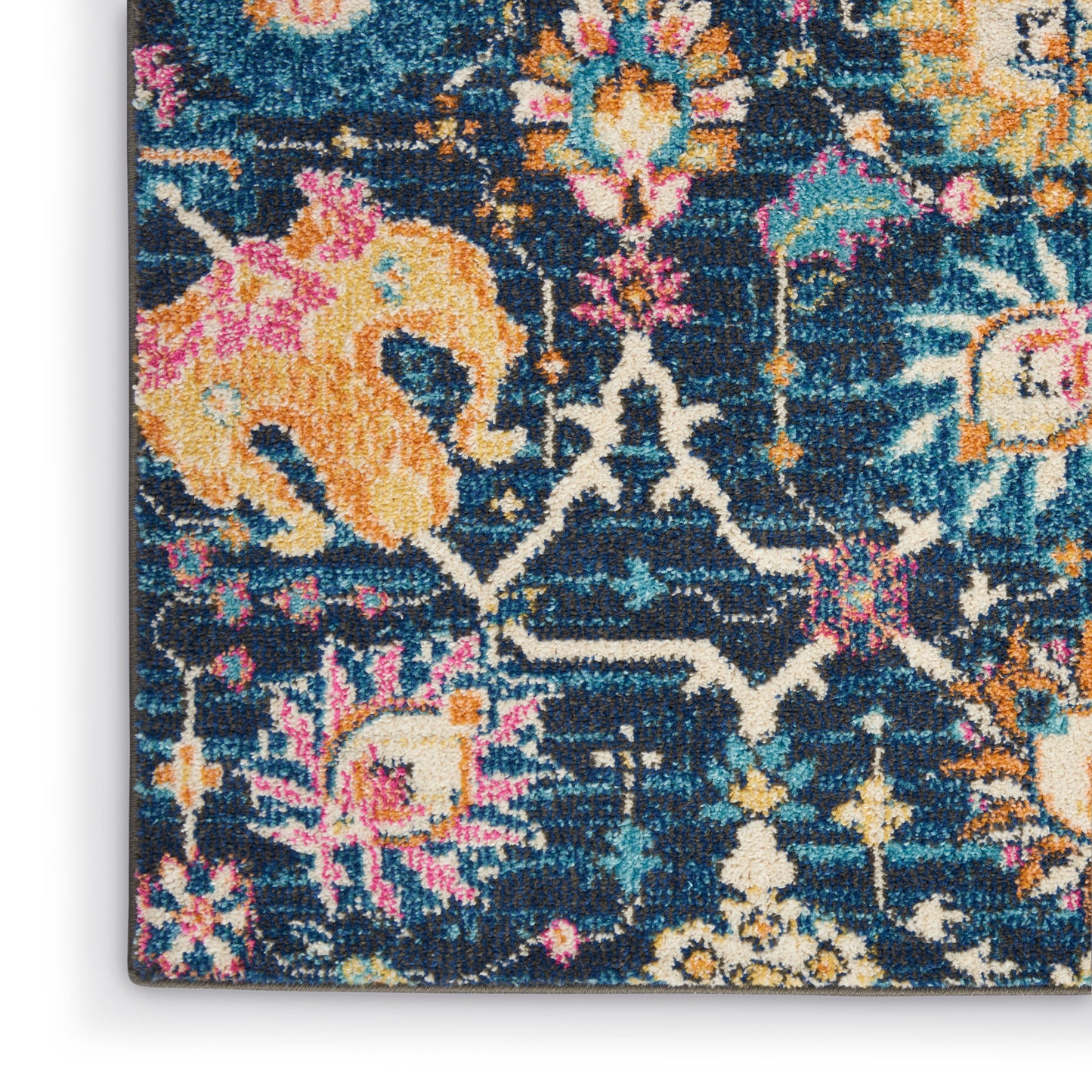 Nourison Passion 1'10" x 6' Navy Bohemian Indoor Rug