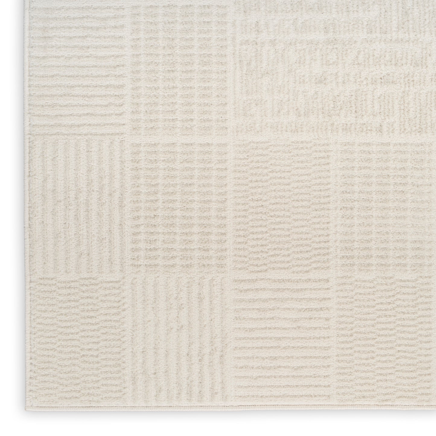 Nourison Nordic 4' x 6' Ivory Modern Indoor Rug