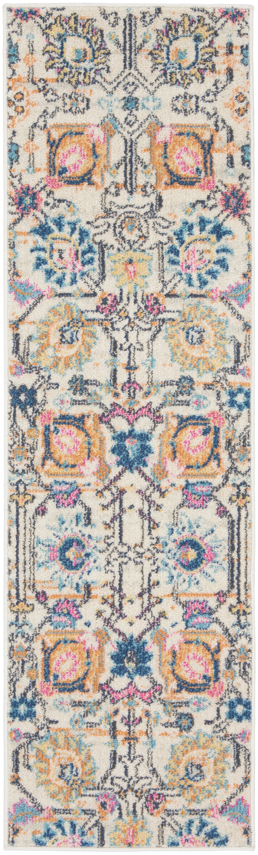 Nourison Passion 1'10" x 6' Ivory/Multi Bohemian Indoor Rug