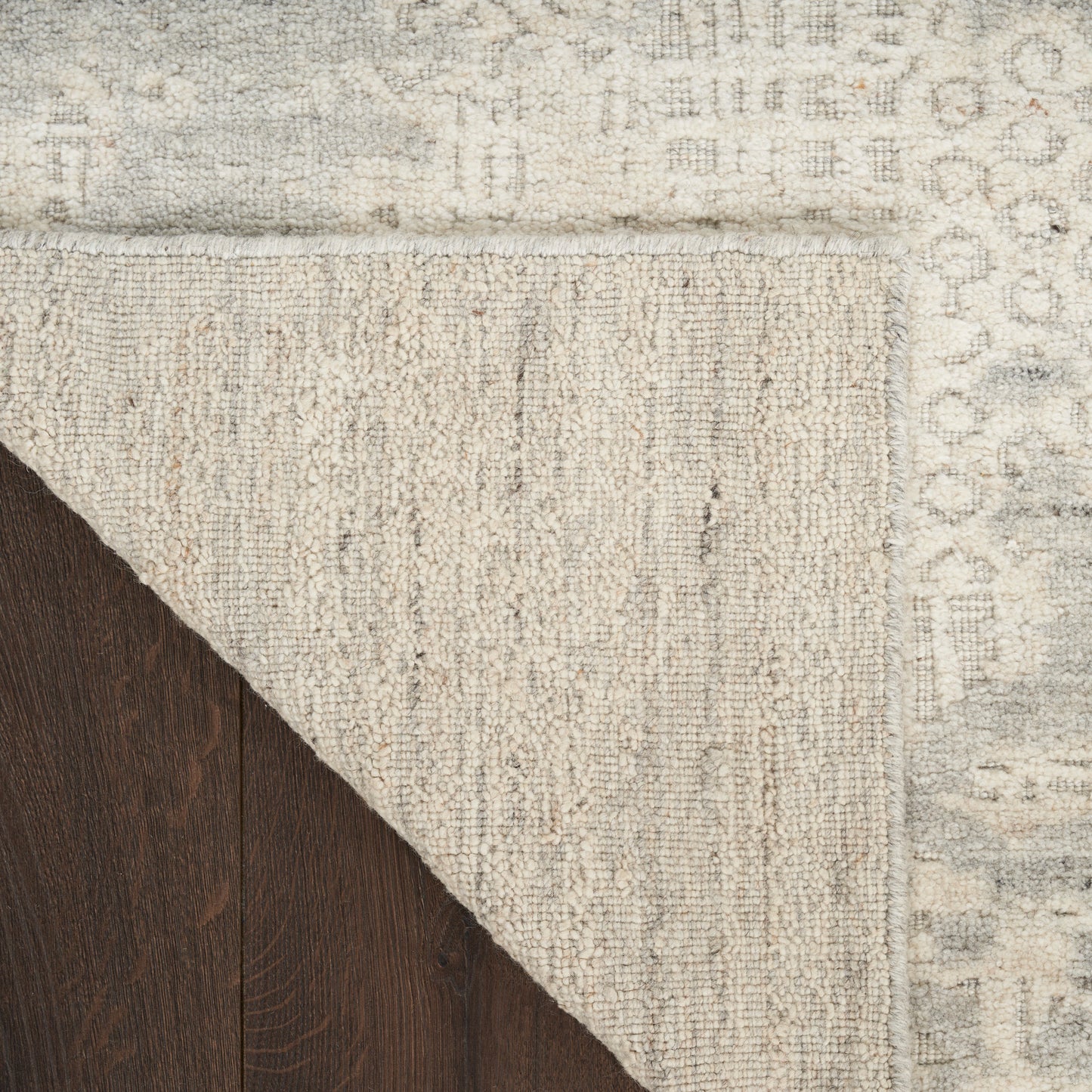 Nourison Harmony 7'9" x 9'9" Ivory Grey Modern Indoor Rug