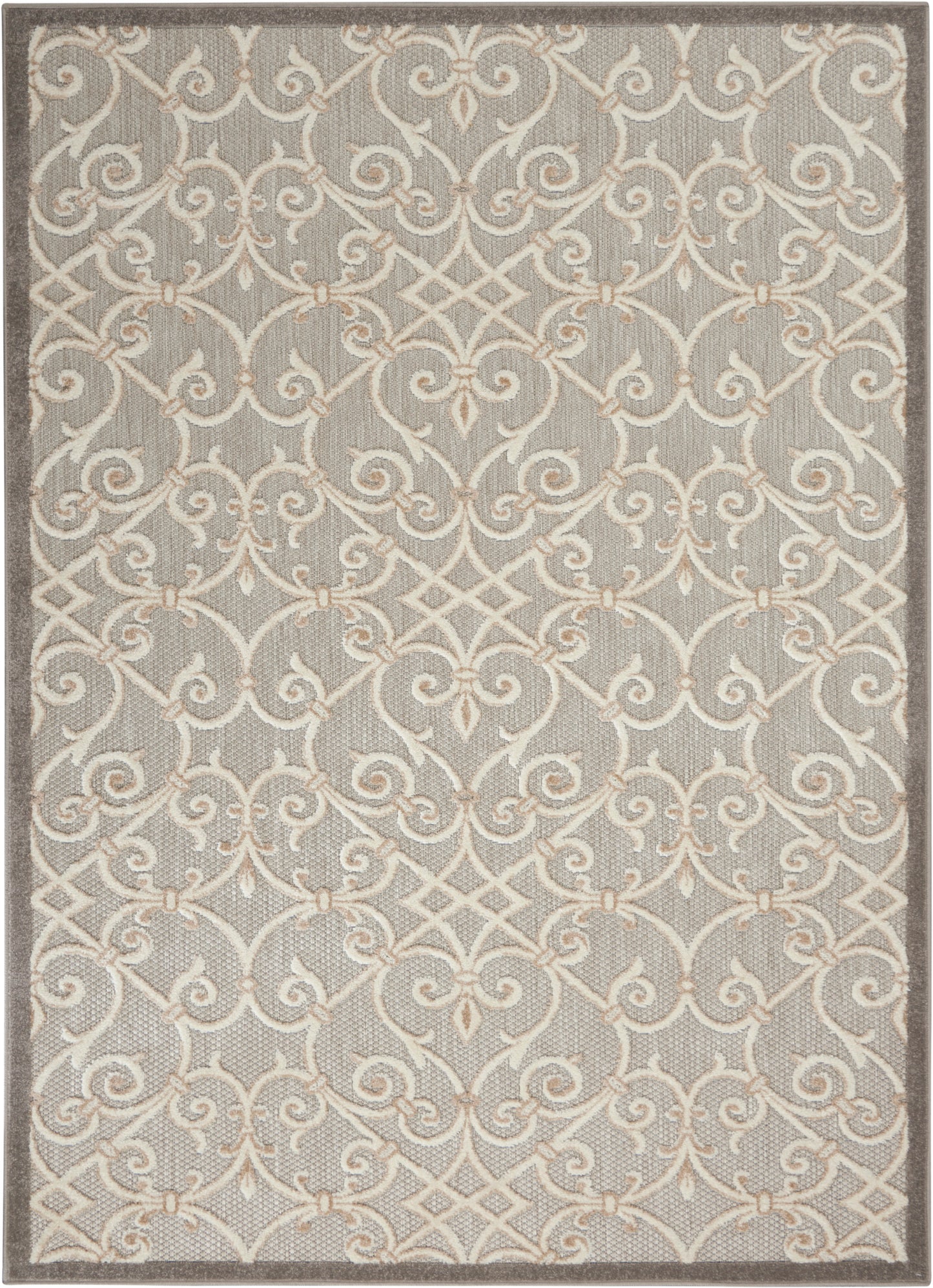 Nourison Aloha 5'3" x 7'5" Natural Contemporary Rug