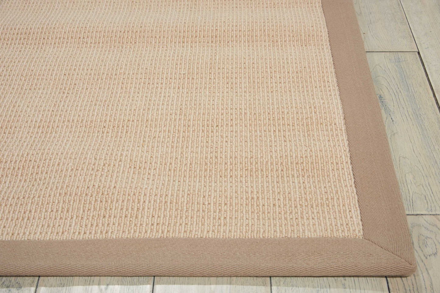 Nourison Sisal Soft 2'6" x 8' Eggshell Farmhouse Indoor Rug