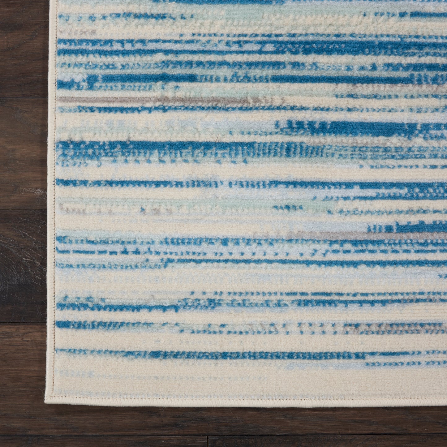 Nourison Jubilant 3' x 5' Blue Modern Indoor Rug
