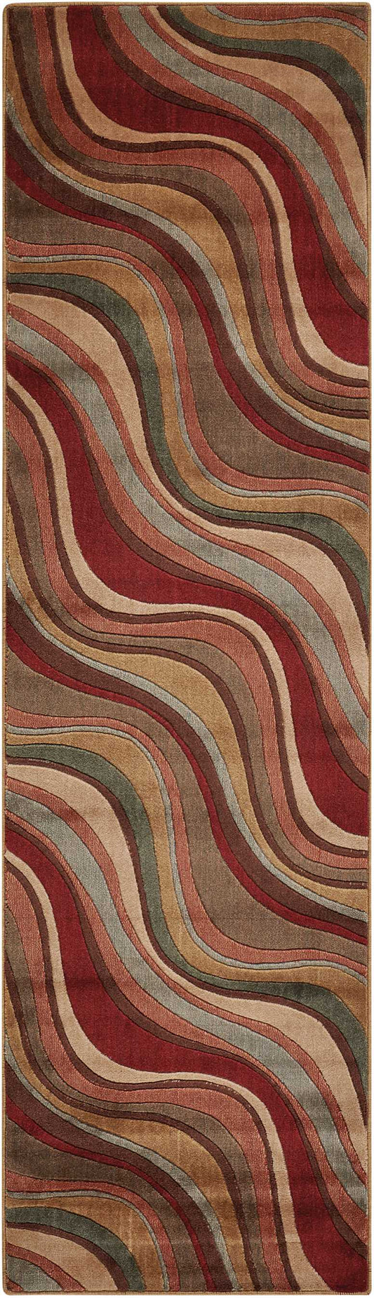 Nourison Somerset 2' x 5'9" Multicolor Modern Indoor Rug