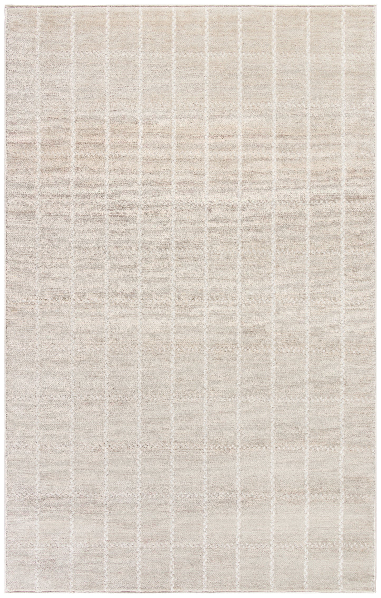 Nourison Serenity Home 3'11" x 5'11" Ivory Modern Indoor Rug