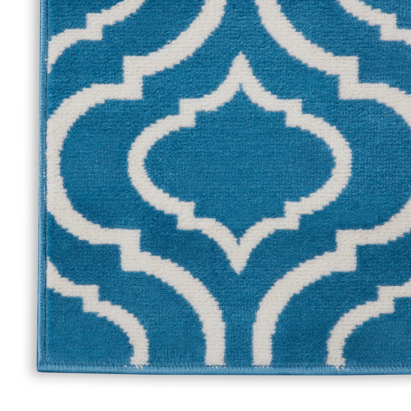 Nourison Jubilant 2'3" x 7'3" Blue Contemporary Indoor Rug