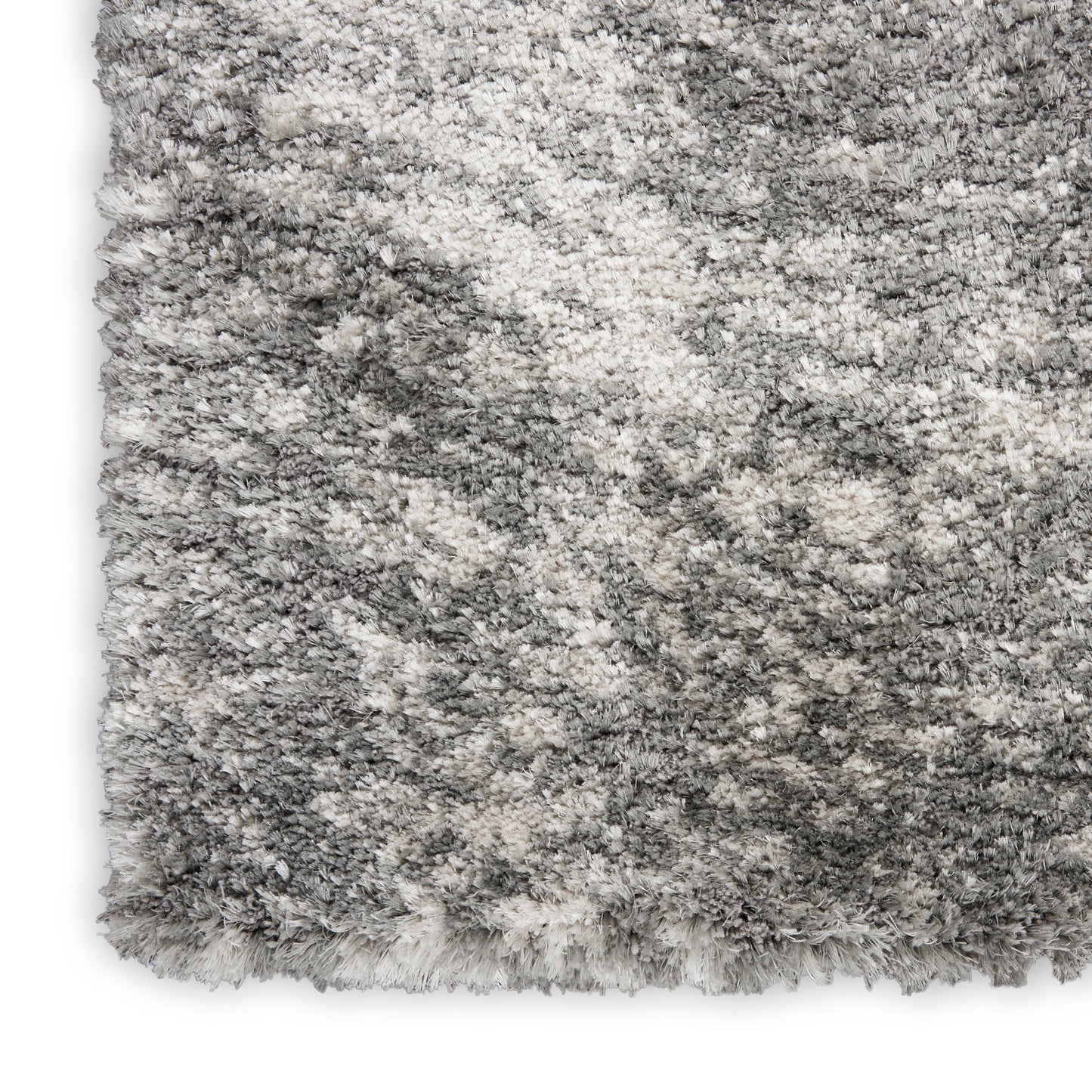 Nourison Dreamy Shag 6'7" x 9'2" Charcoal Grey Shag Indoor Rug