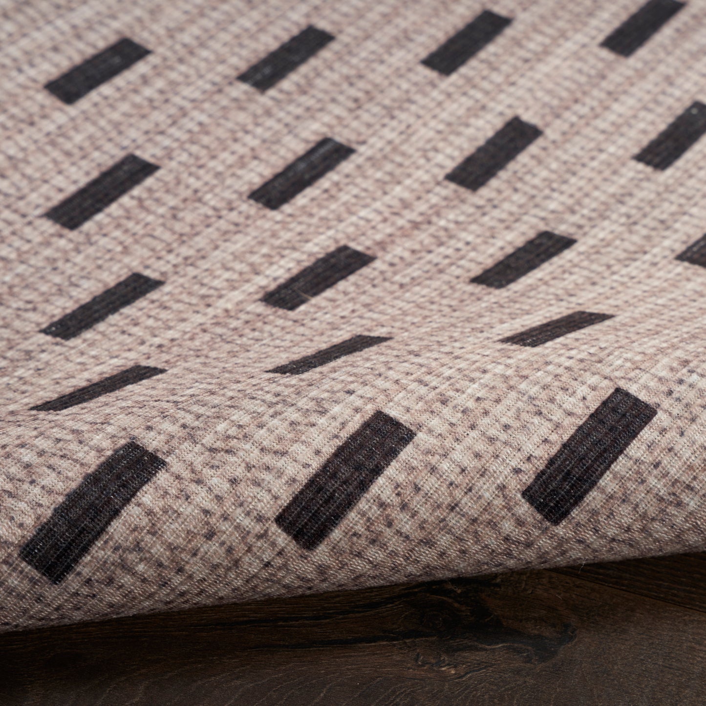 Nourison Nourison Washables 3' x 5' Cream Black Scandinavian Indoor Rug