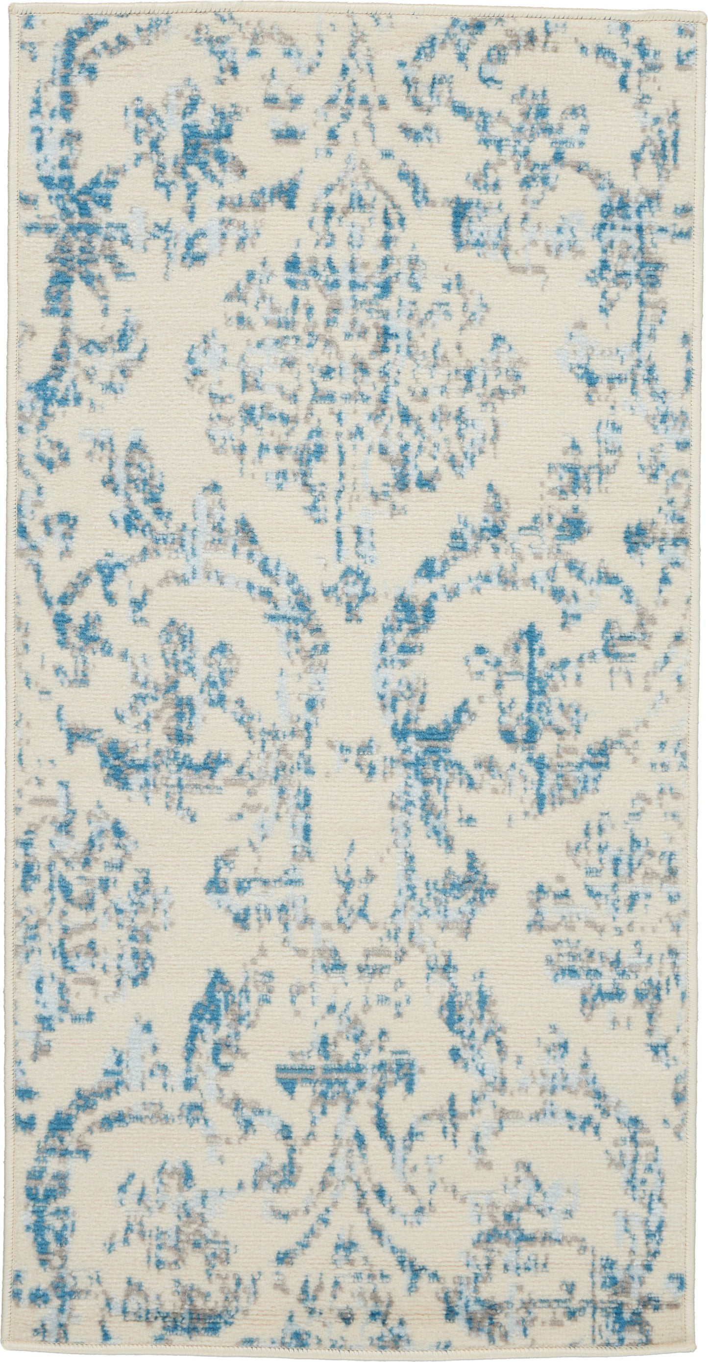 Nourison Jubilant 2' x 4' Ivory Blue Vintage Indoor Rug
