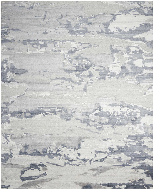 Nourison Divine 7'9" x 9'9" Slate Modern Indoor Rug