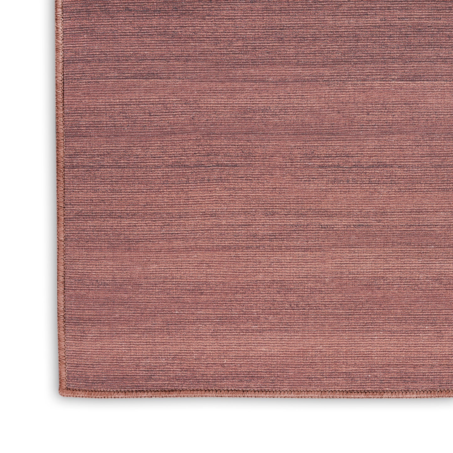Nourison Washable Essentials 7'10" x 9'10" Mocha Modern Indoor Rug