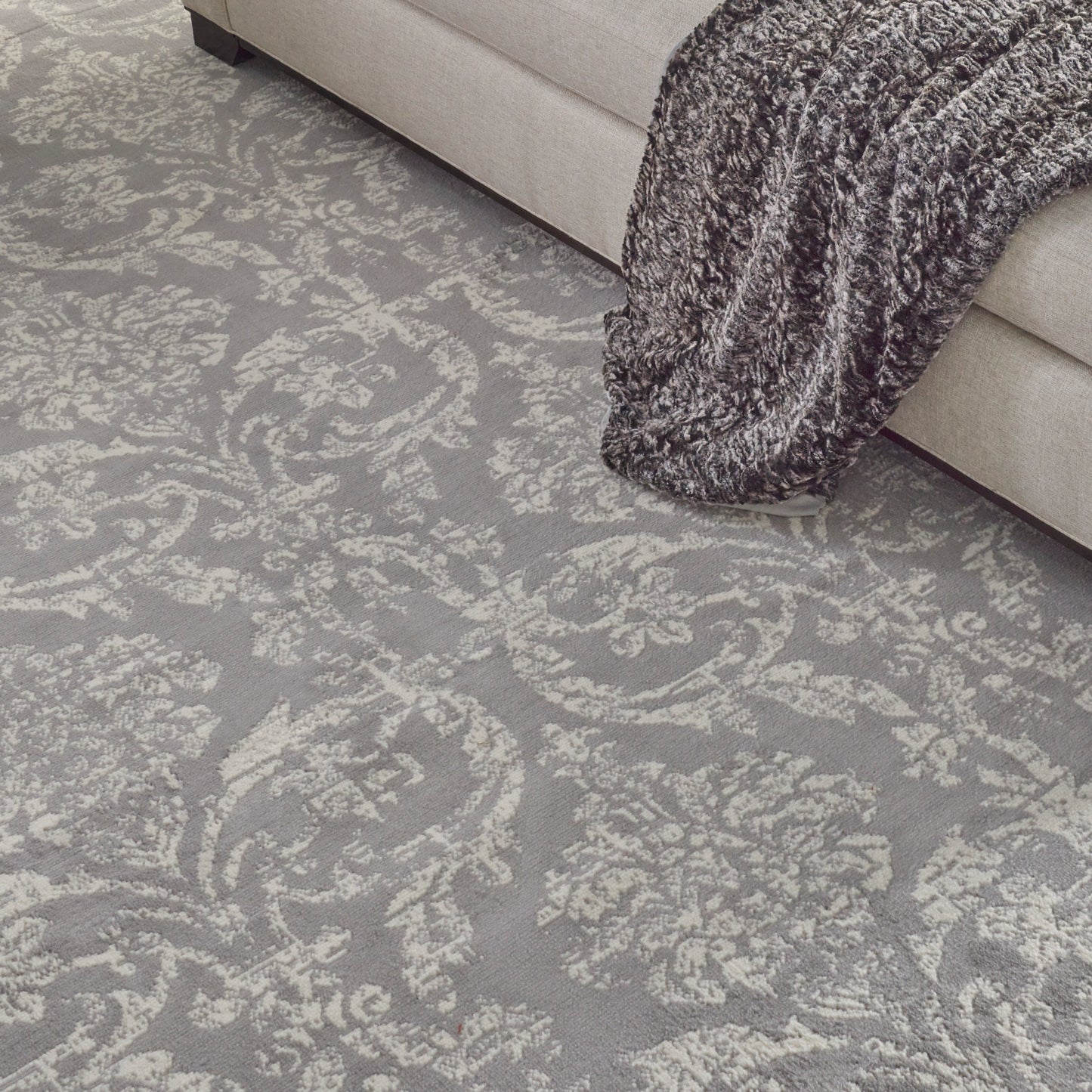 Nourison Jubilant 7' x 10' Grey Vintage Indoor Rug
