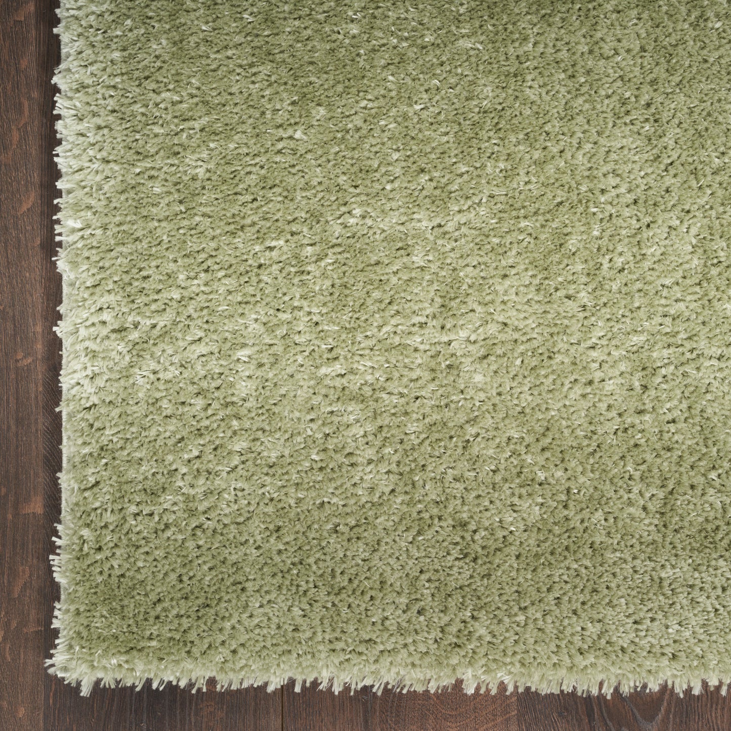 Nourison Pacific Shag 5'3" x 7'3" Green Shag Indoor Rug