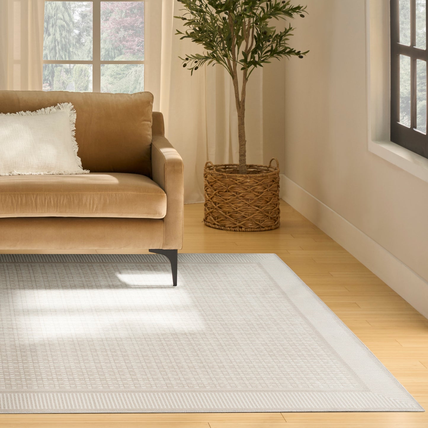 Nourison Nordic 8' x 10' Ivory Modern Indoor Rug