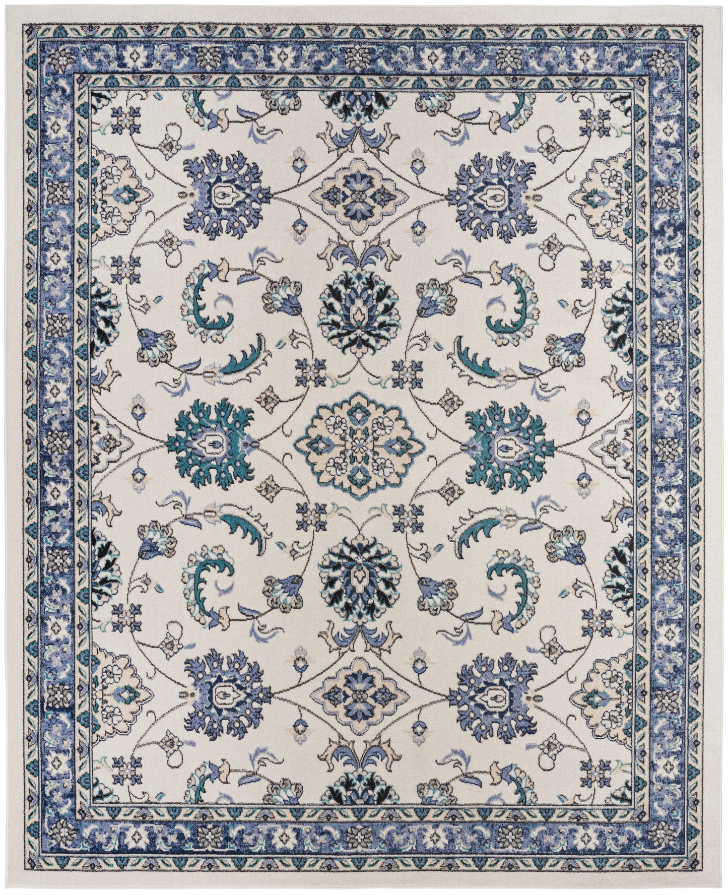Nourison Nourison Essentials 10' x 14' Ivory Blue Vintage Rug