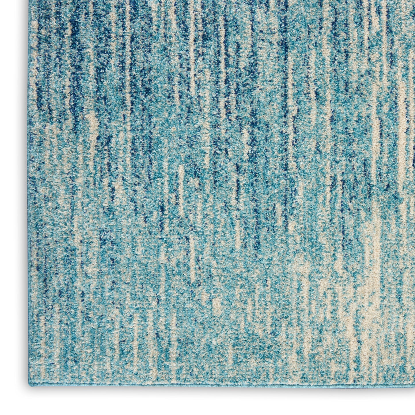 Nourison Passion 5'3" x 7'3" Navy/Light Blue Modern Indoor Rug