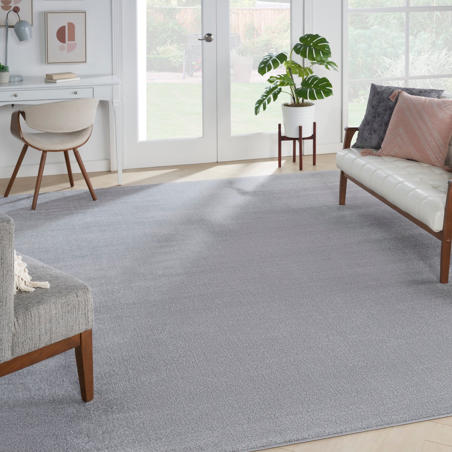 Nourison Nourison Essentials 12' x 15' Silver Grey Outdoor Rug