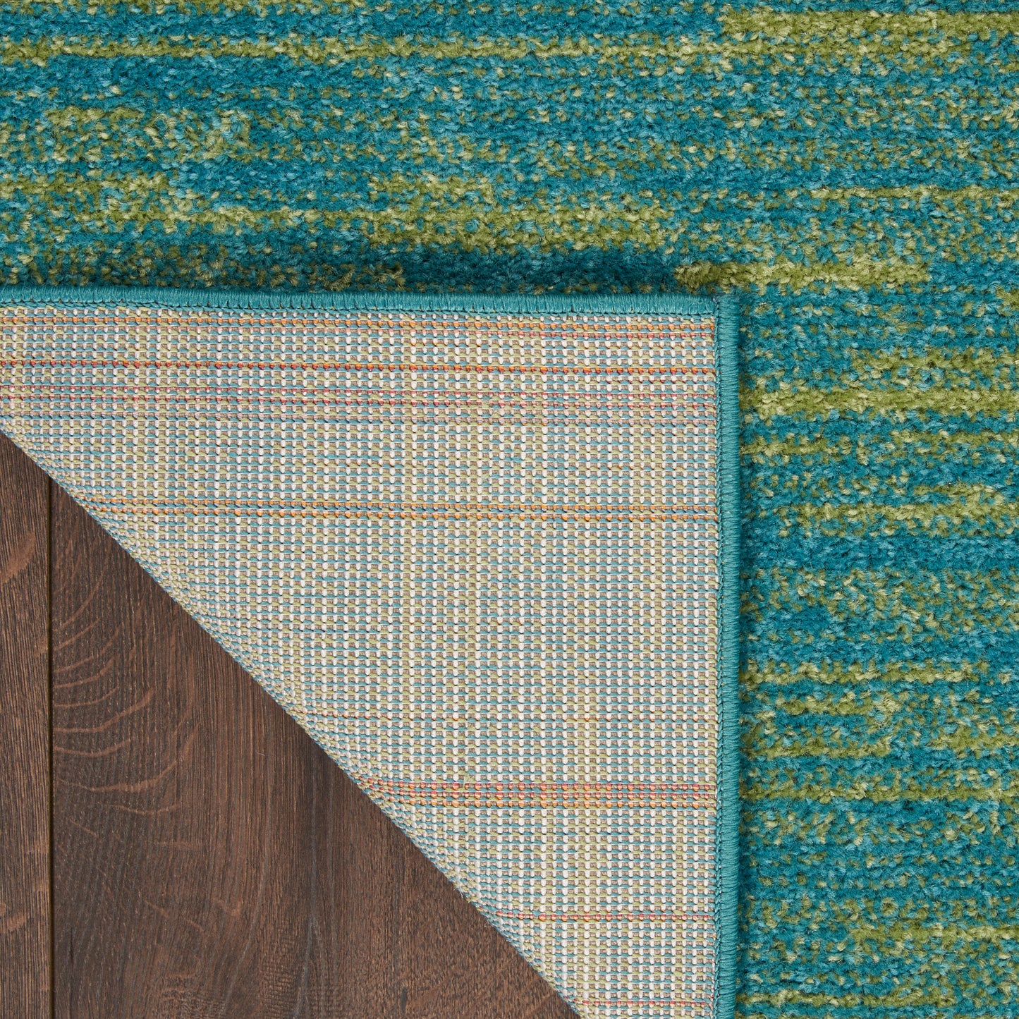 Nourison Nourison Essentials 6' x 9' Blue Green Outdoor Rug