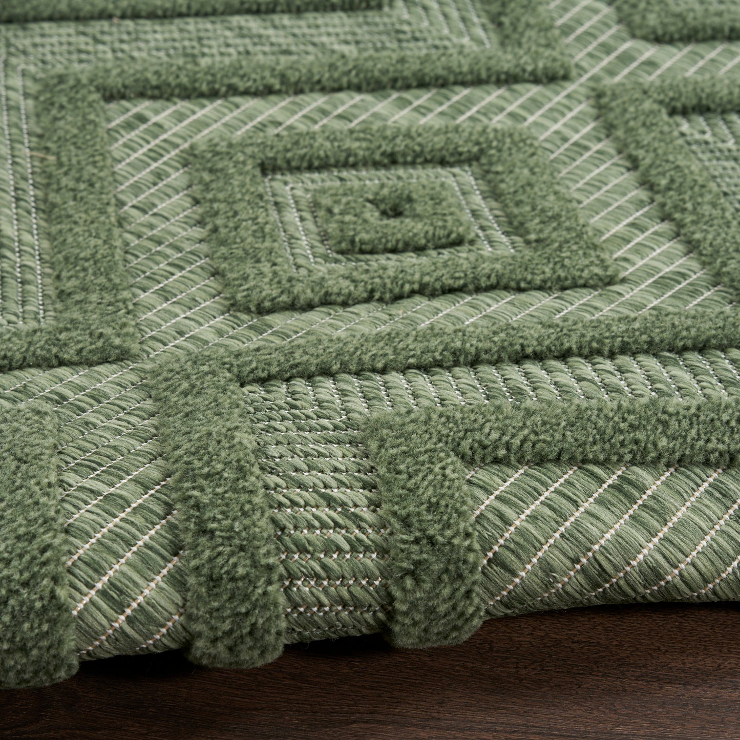 Nourison Versatile 2' x 4' Green Modern Rug