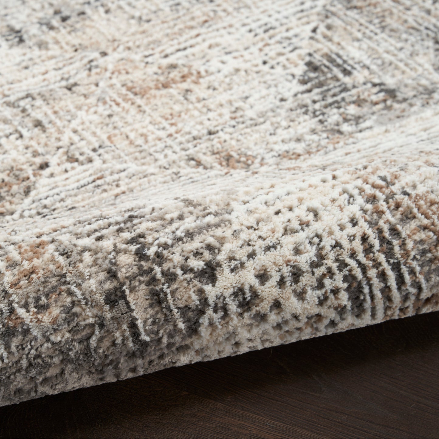 Nourison Sustainable Trends 6' x 9' Ivory Multicolor Modern Indoor Rug