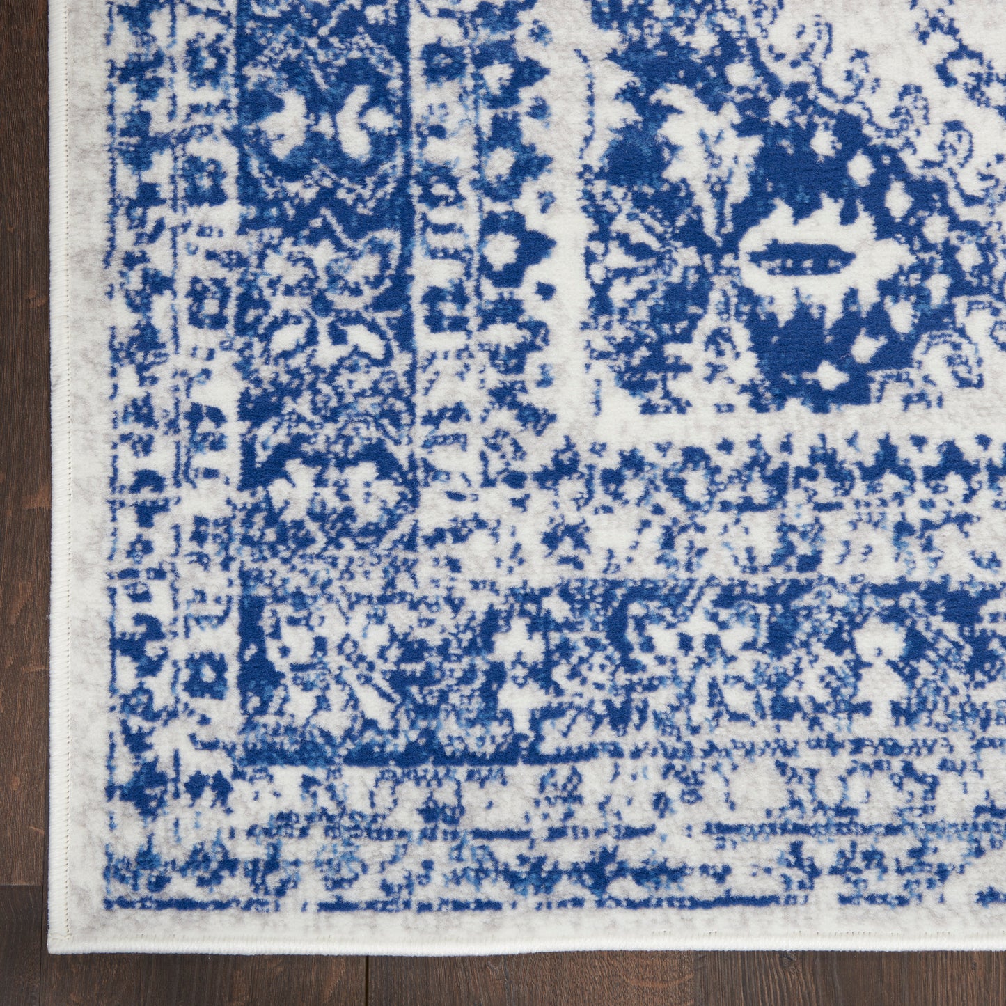 Nourison Whimsicle 2' x 3' Ivory Navy Farmhouse Indoor Rug