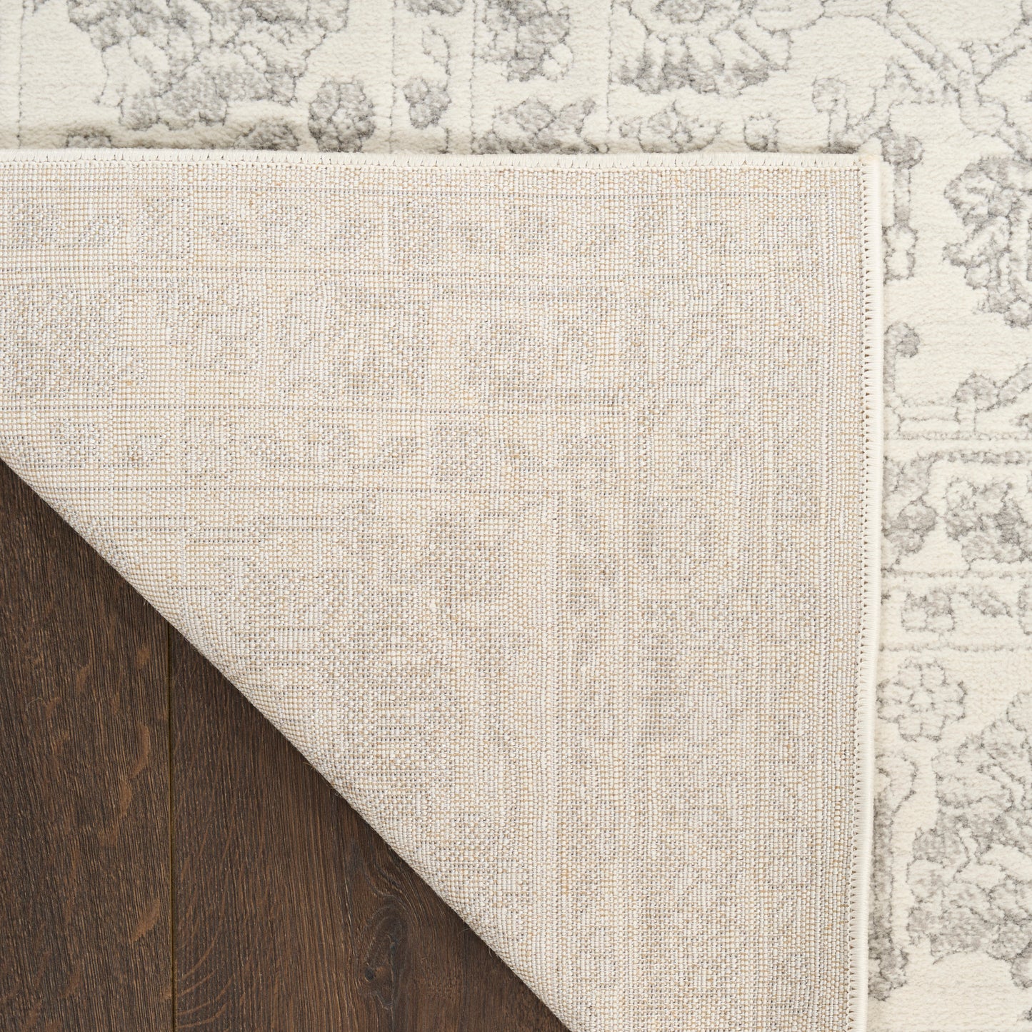 Nourison Grace 5'3" x 7'3" Grey Vintage Indoor Rug