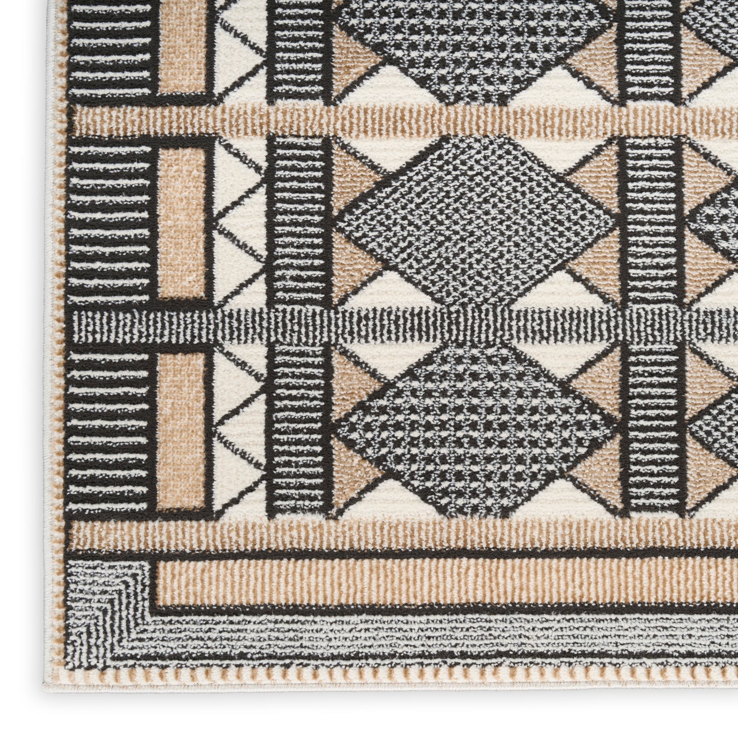 Nourison Nordic 8' x 10' Ivory Multicolor Modern Indoor Rug