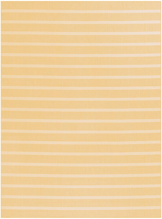 Nourison Positano 8' x 10' Yellow Ivory Modern Rug