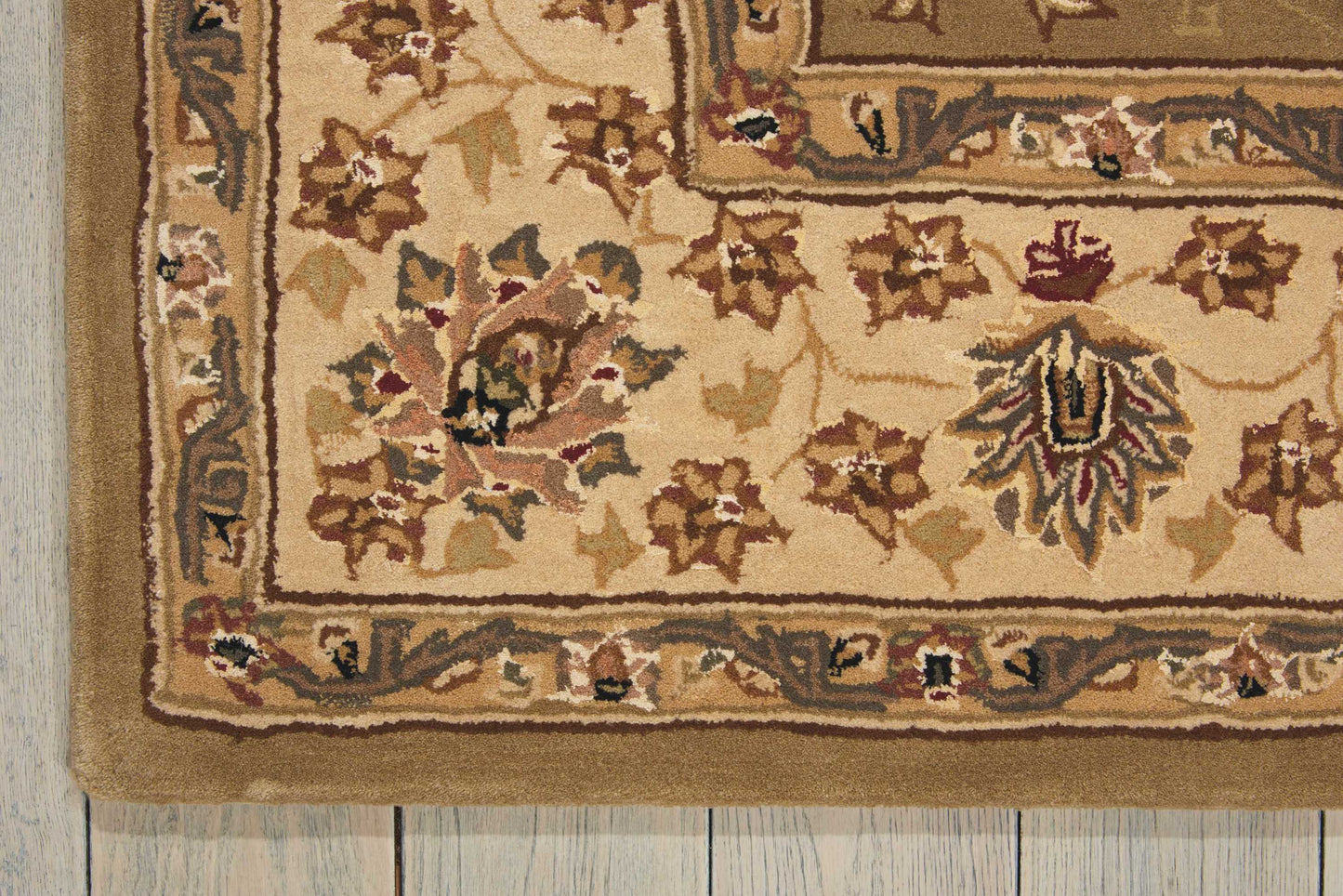 Nourison Nourison 2000 2'3" x 8' Olive Traditional Indoor Rug