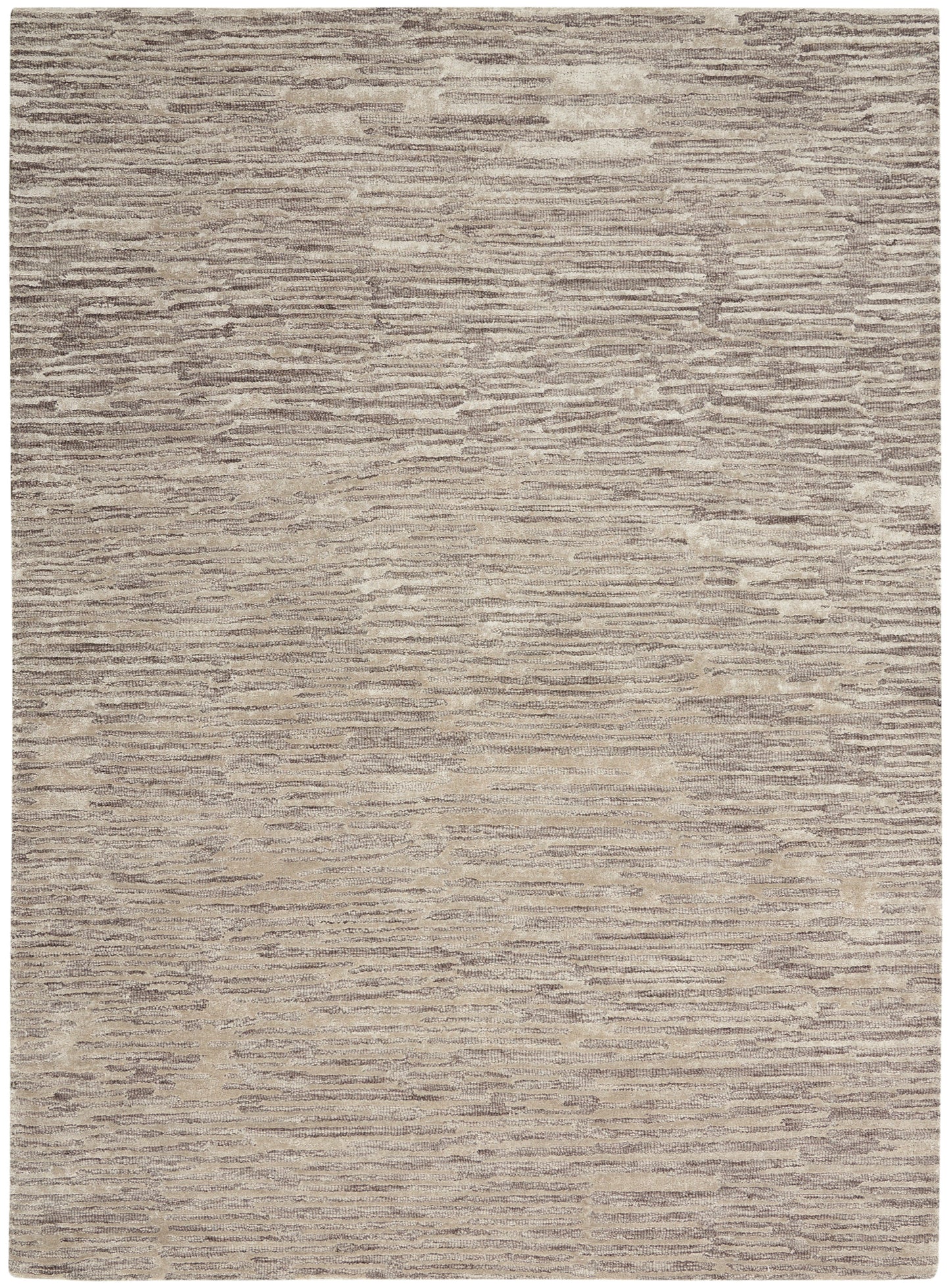 Calvin Klein CK010 Linear 3'9" x 5'9" Grey Modern Indoor Rug