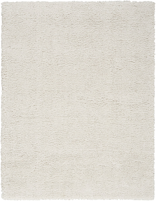 Nourison Modern Shag 5'3" x 7' Silver Modern Indoor Rug