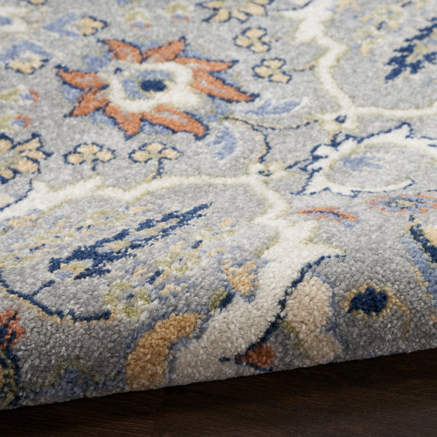 Nourison Allur 9' x 12' Grey Bohemian Indoor Rug