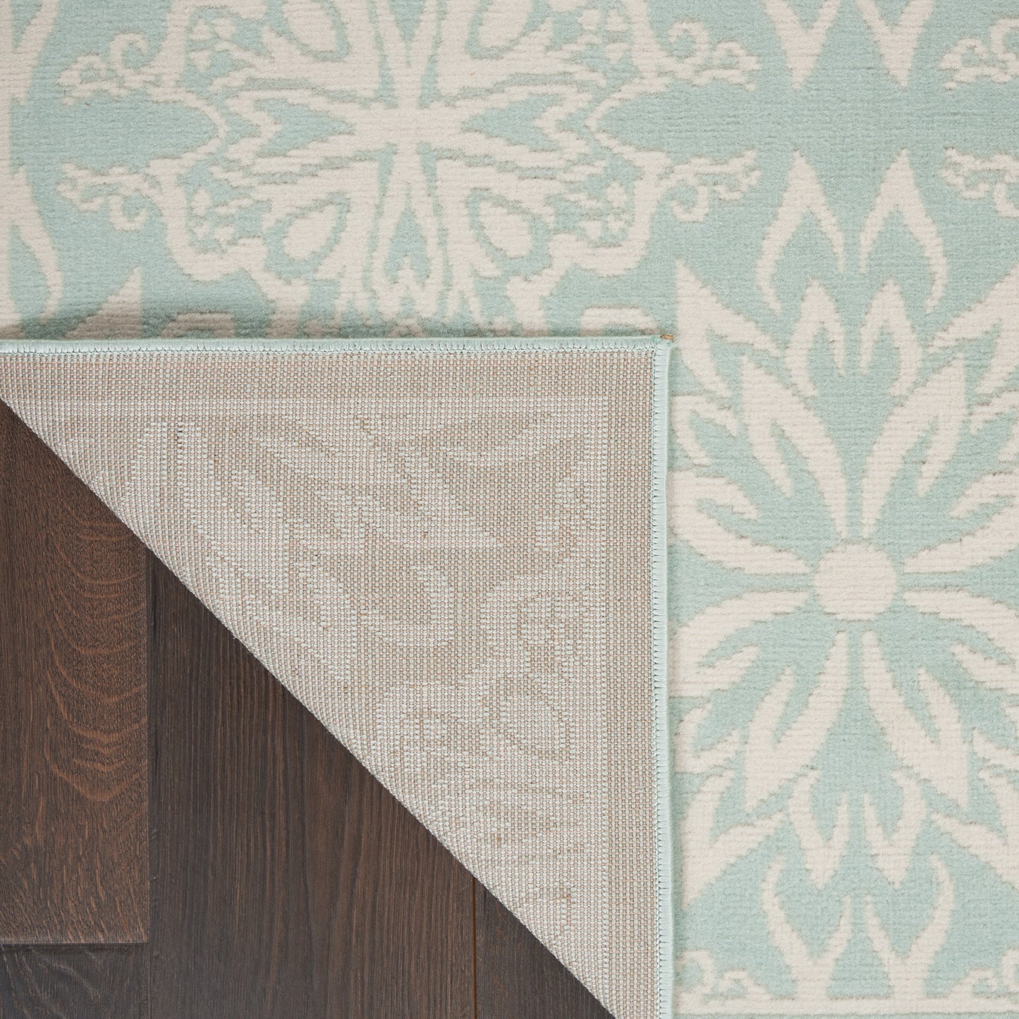 Nourison Jubilant 6' x 9' Ivory Green Farmhouse Indoor Rug