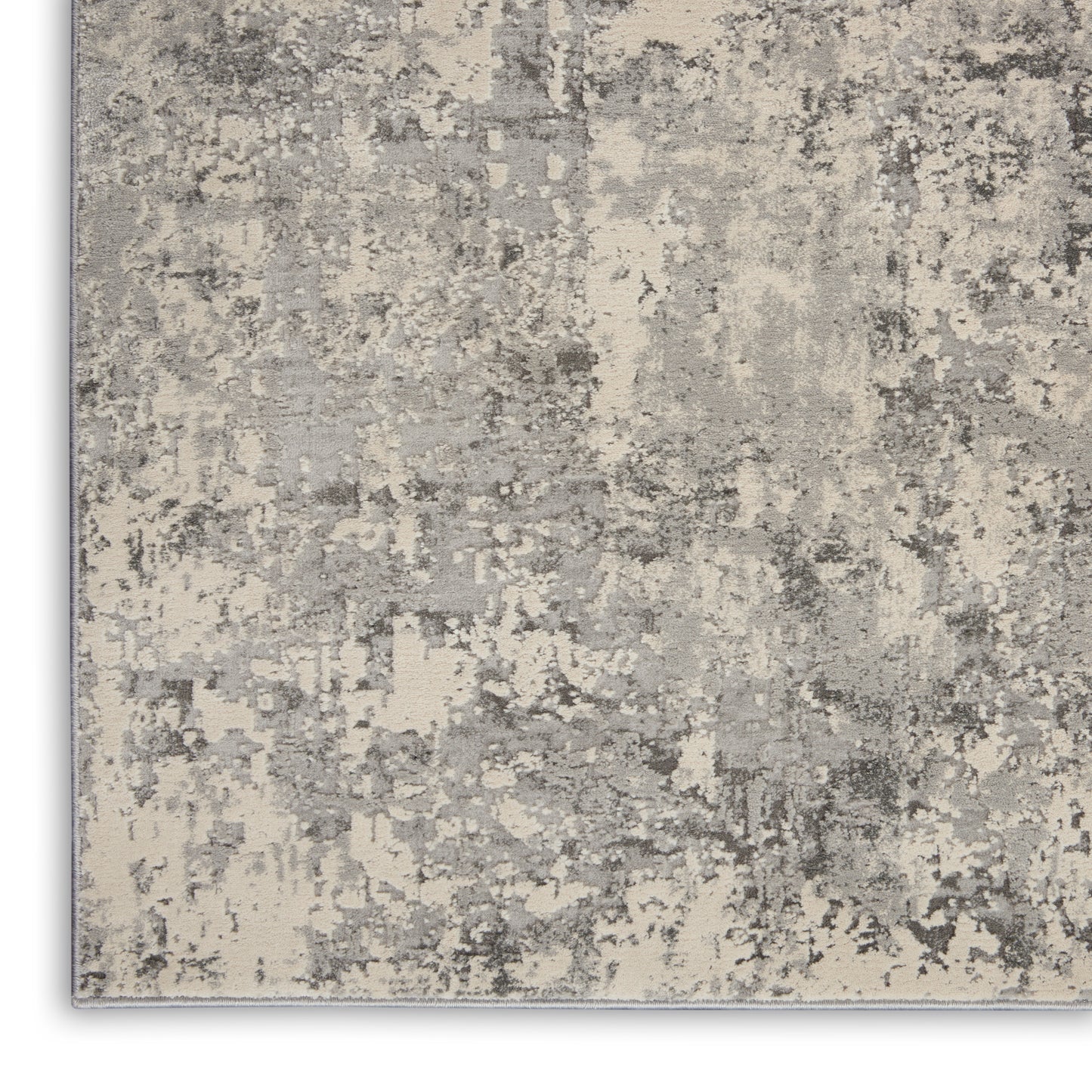 Nourison Rustic Textures 6' x 9' Grey Beige Rustic Indoor Rug