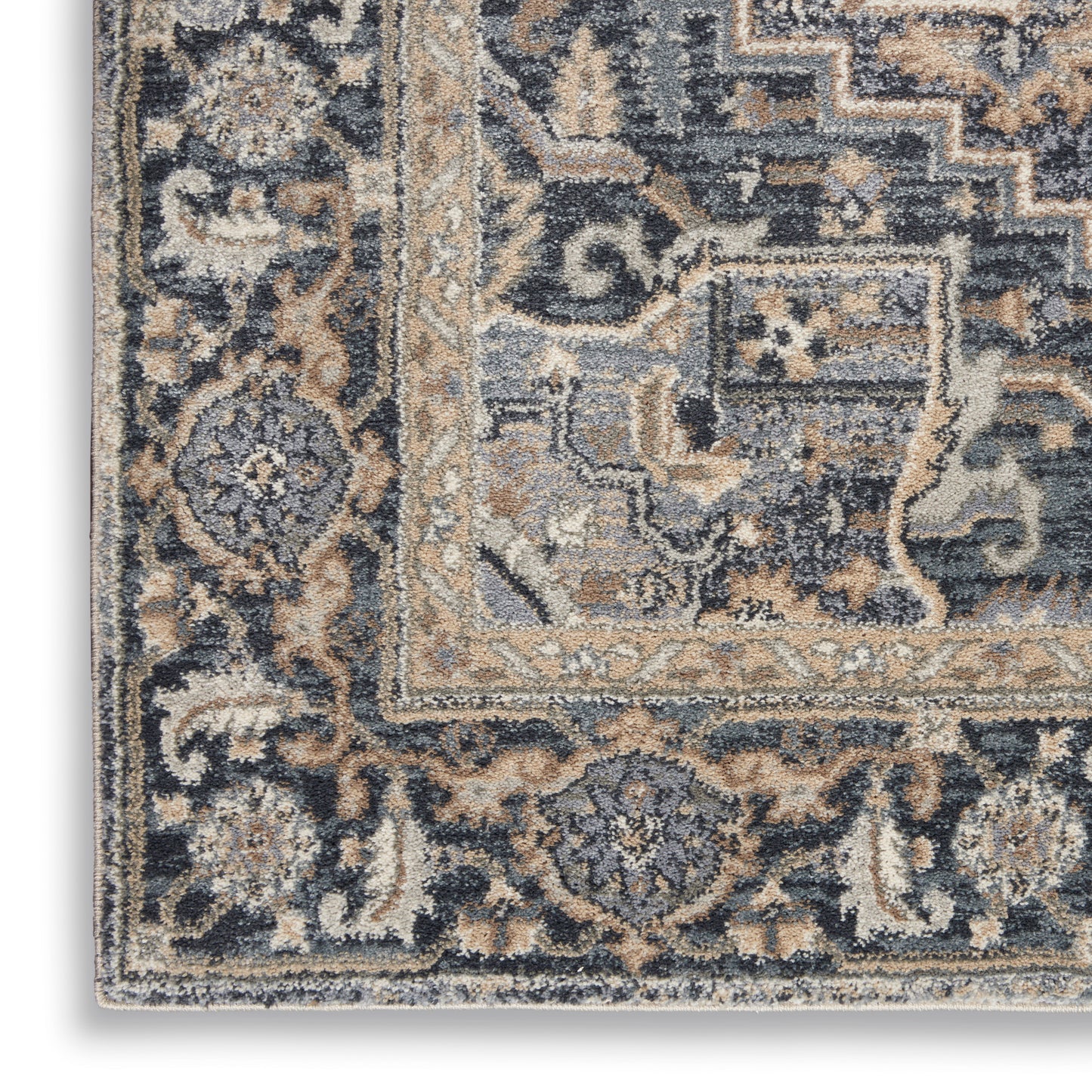 Nourison Moroccan Celebration 3'10" x 5'10" Navy Vintage Indoor Rug
