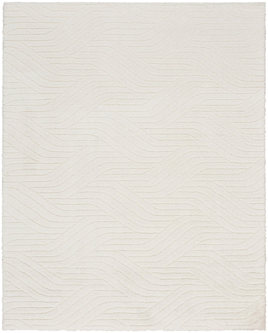 Calvin Klein Surfaces 7'10" x 9'10" Ivory Shag Indoor Rug