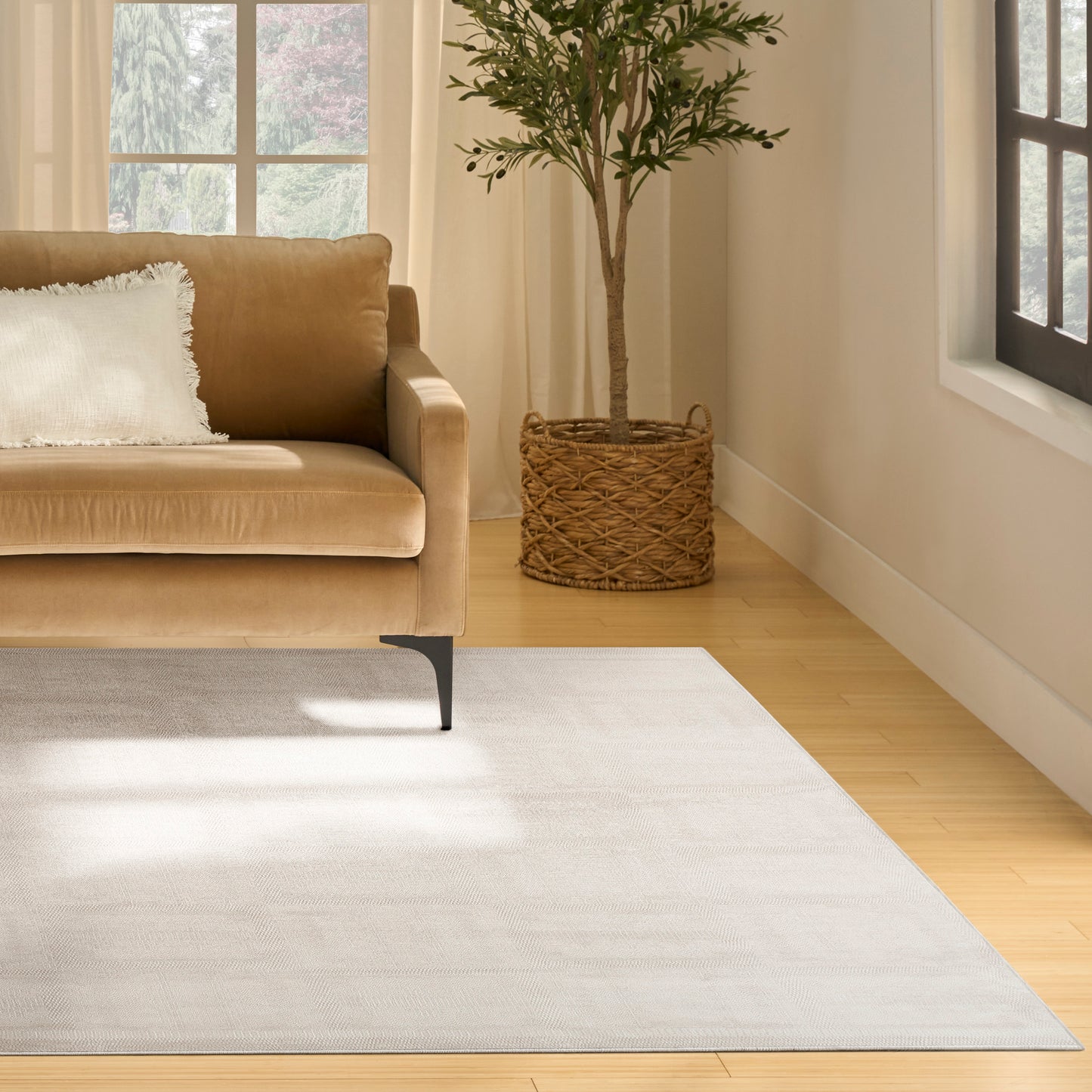 Nourison Nordic 8' x 10' Ivory Modern Indoor Rug