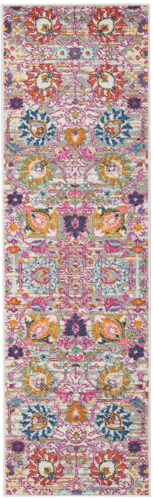 Nourison Passion 1'10" x 6' Silver Bohemian Indoor Rug