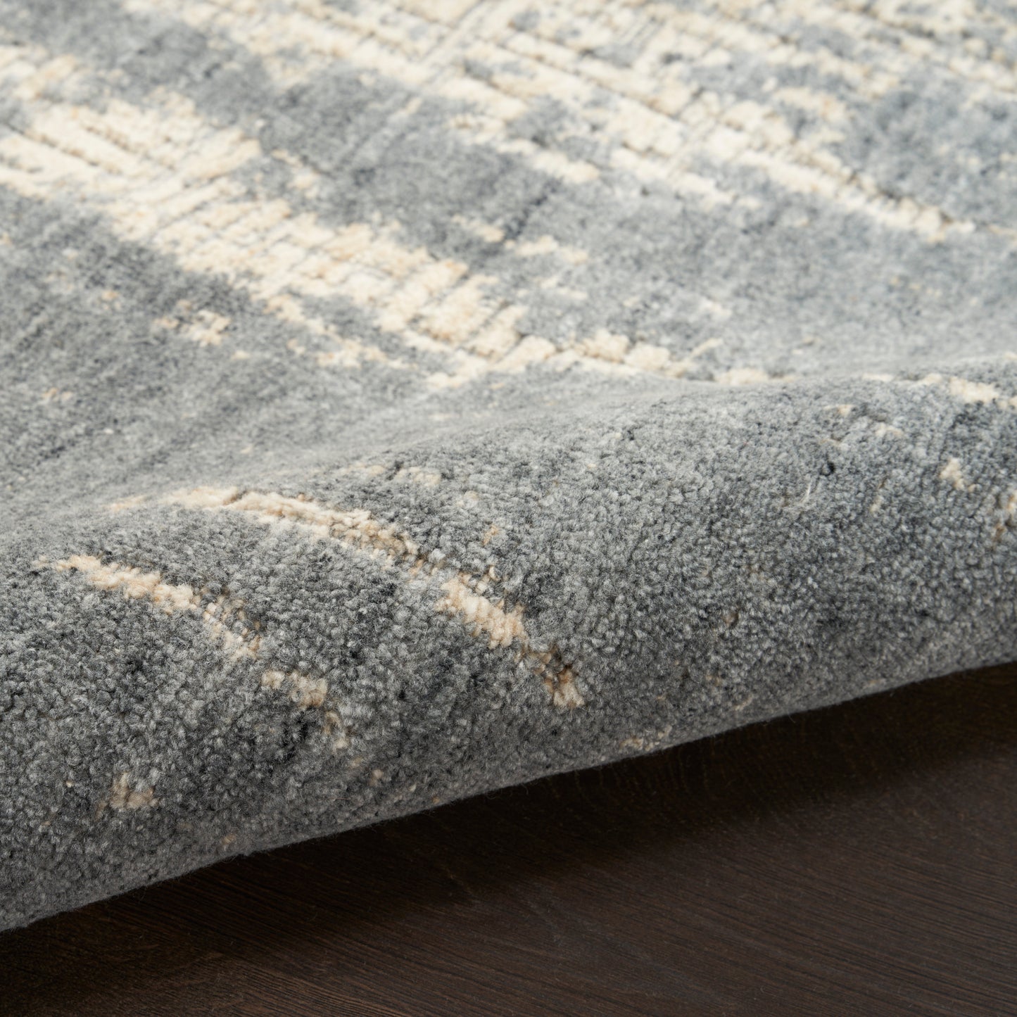 Nourison Harmony 7'9" x 9'9" Slate Beige Modern Indoor Rug