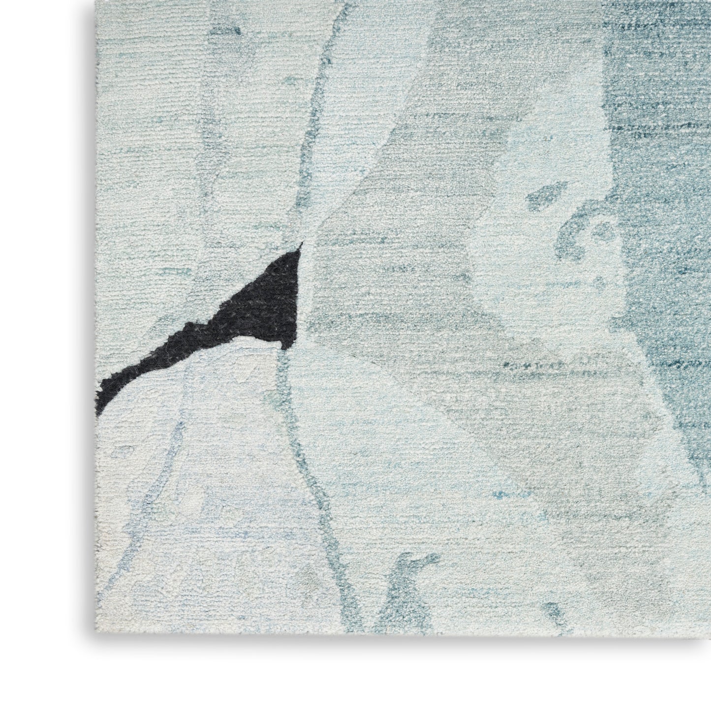 Nourison Silk Shadows 8'6" x 11'6" Blue Pink Modern Indoor Rug