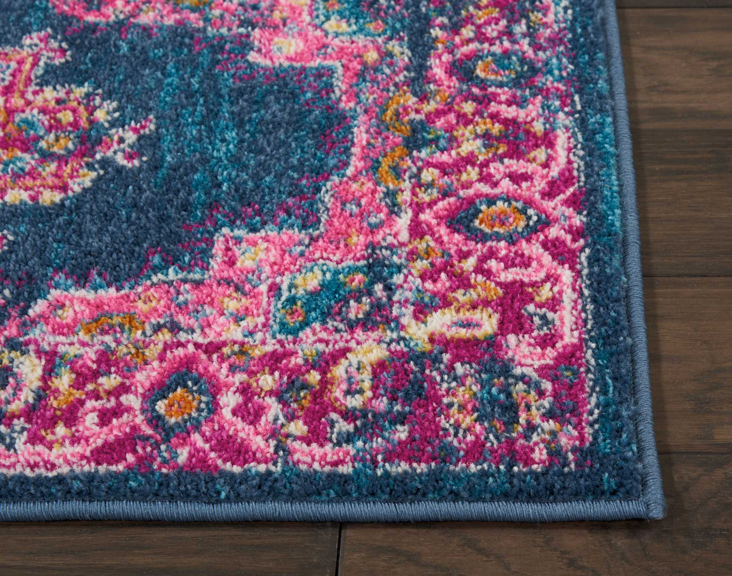 Nourison Passion 1'10" x 2'10" Blue Bohemian Indoor Rug