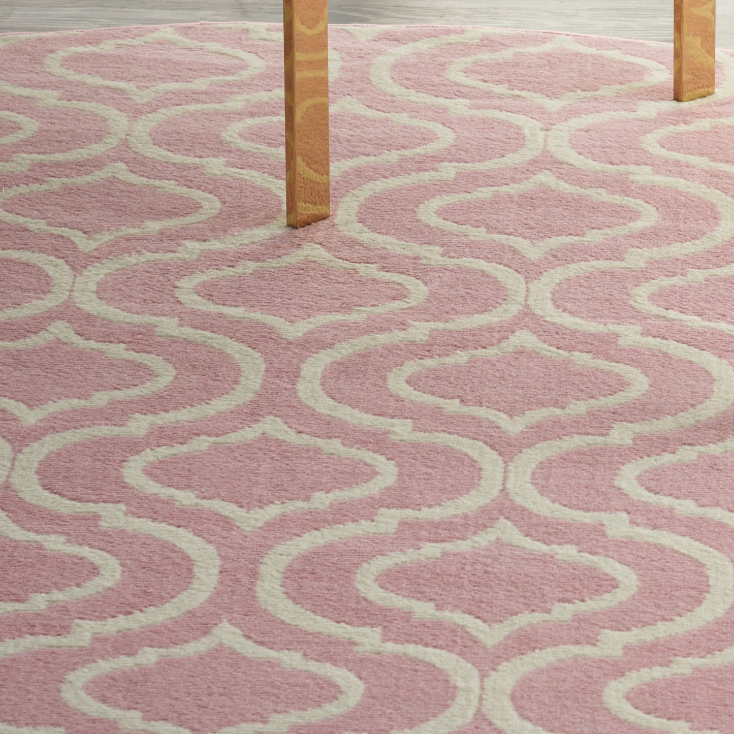 Nourison Jubilant 8' x Round Pink Contemporary Indoor Rug