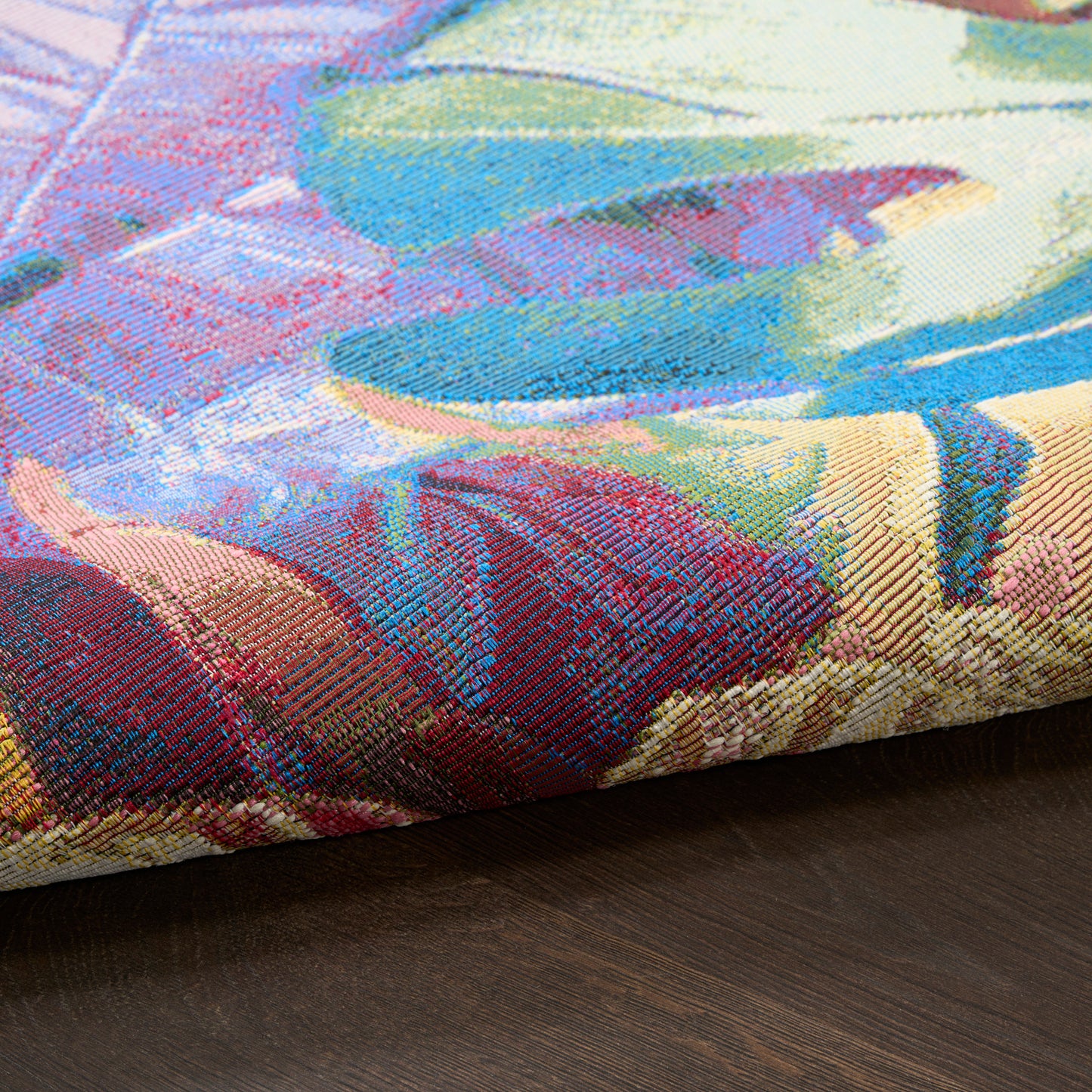 Nourison Color Splash 4' x 6' Multicolor Tropical Rug