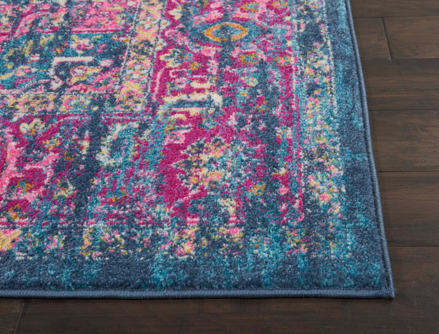 Nourison Passion 6'7" x 9'6" Blue Bohemian Indoor Rug