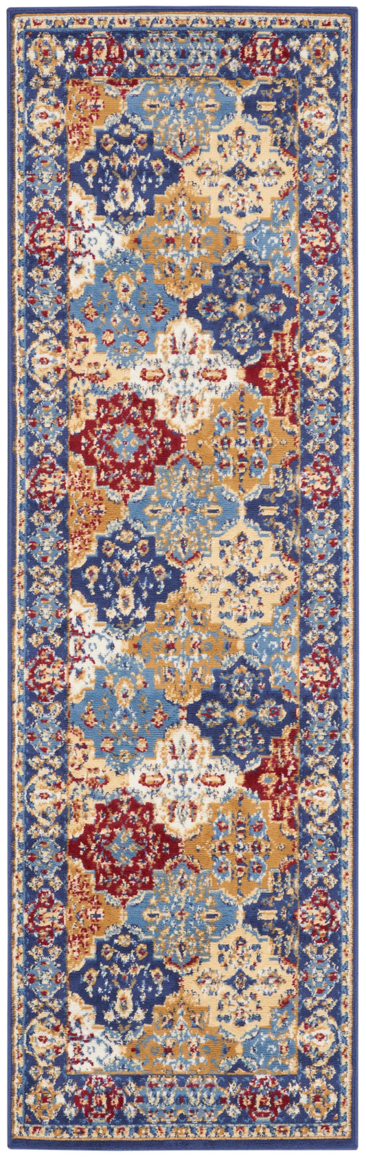 Nourison Grafix 2' x 6' Multicolor Bohemian Indoor Rug