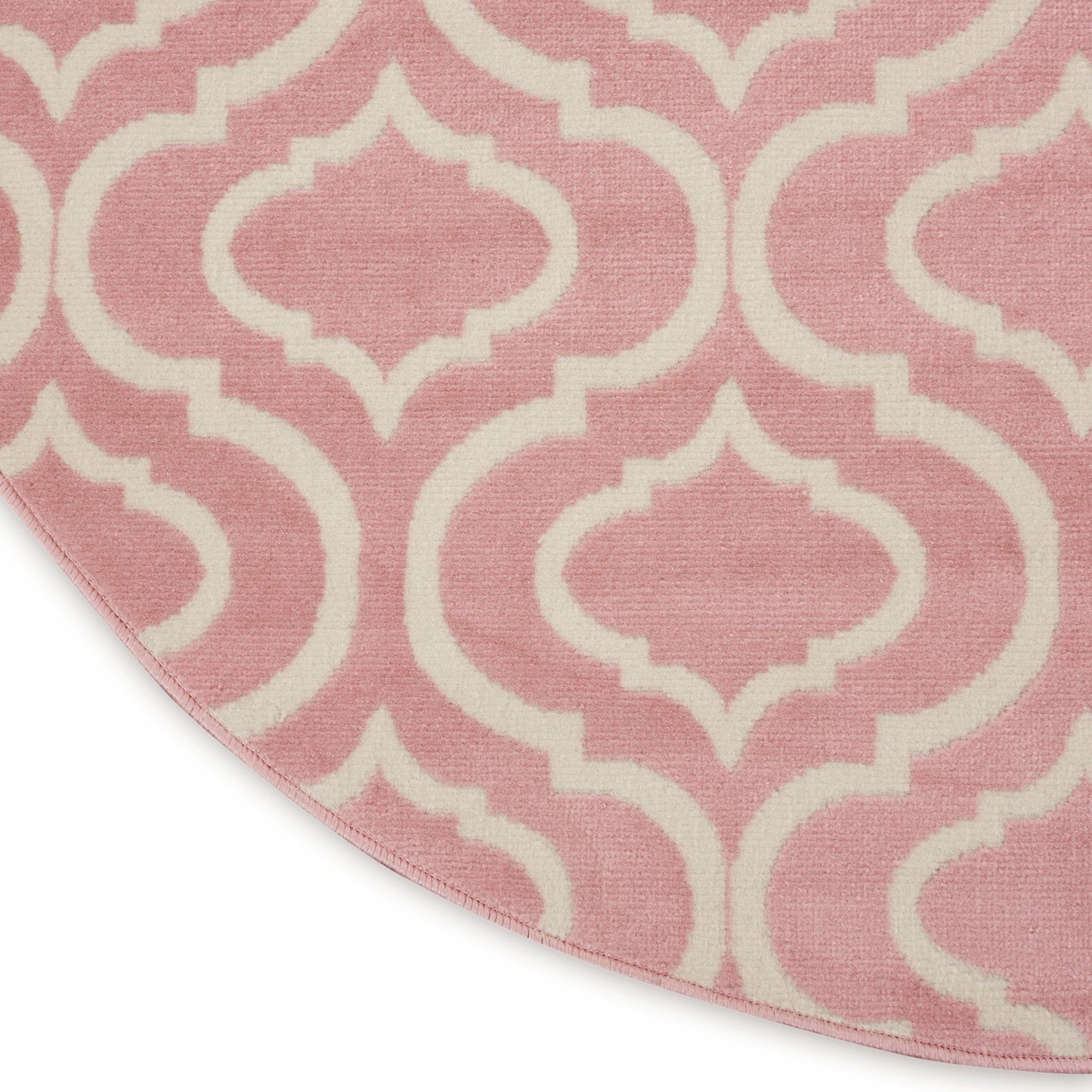 Nourison Jubilant 8' x Round Pink Contemporary Indoor Rug