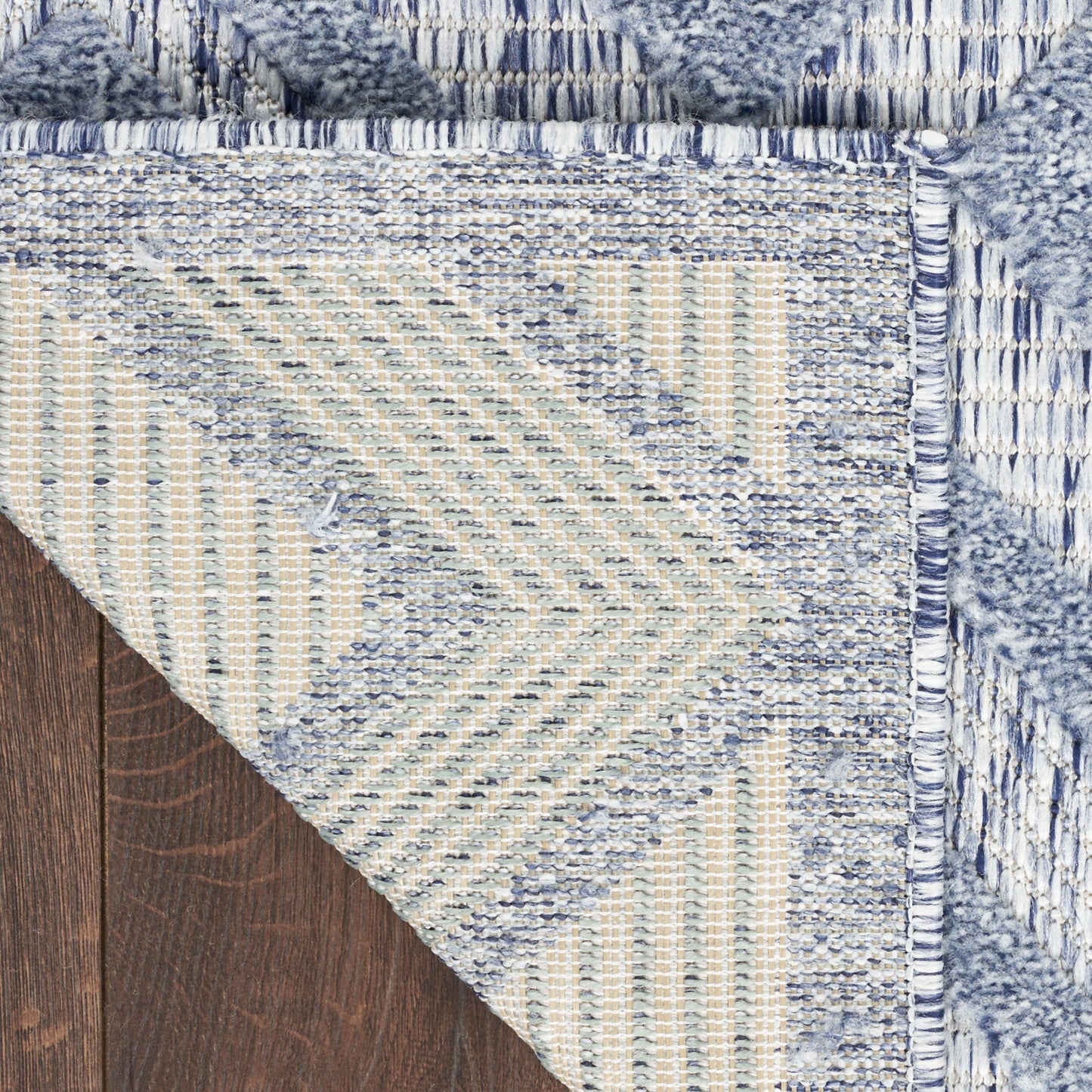 Nourison Versatile 6' x 9' Denim Blue Modern Rug