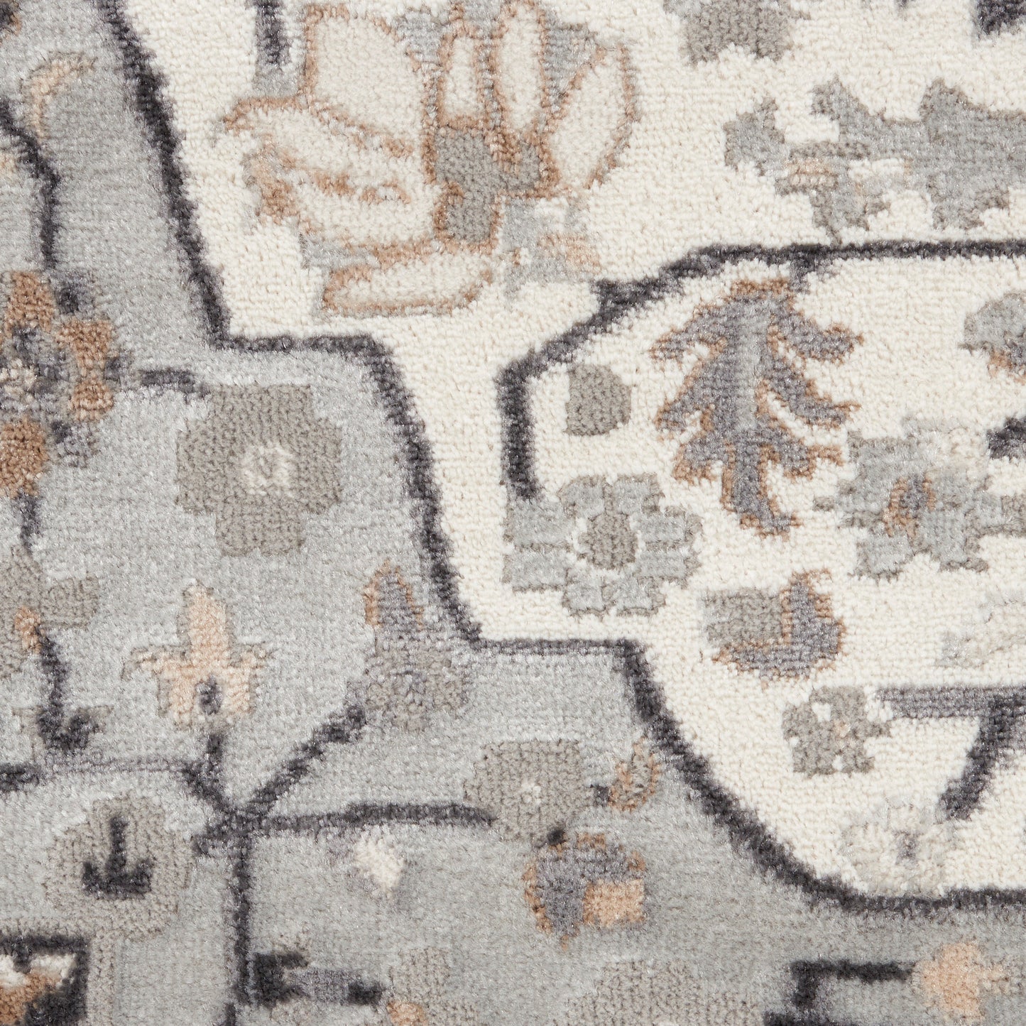 Nourison Elation 2' x 3' Ivory Grey Transitional Indoor Rug