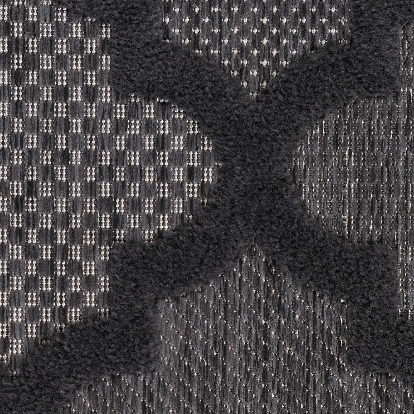 Nourison Easy Care 7' x 10' Charcoal Black Modern Rug