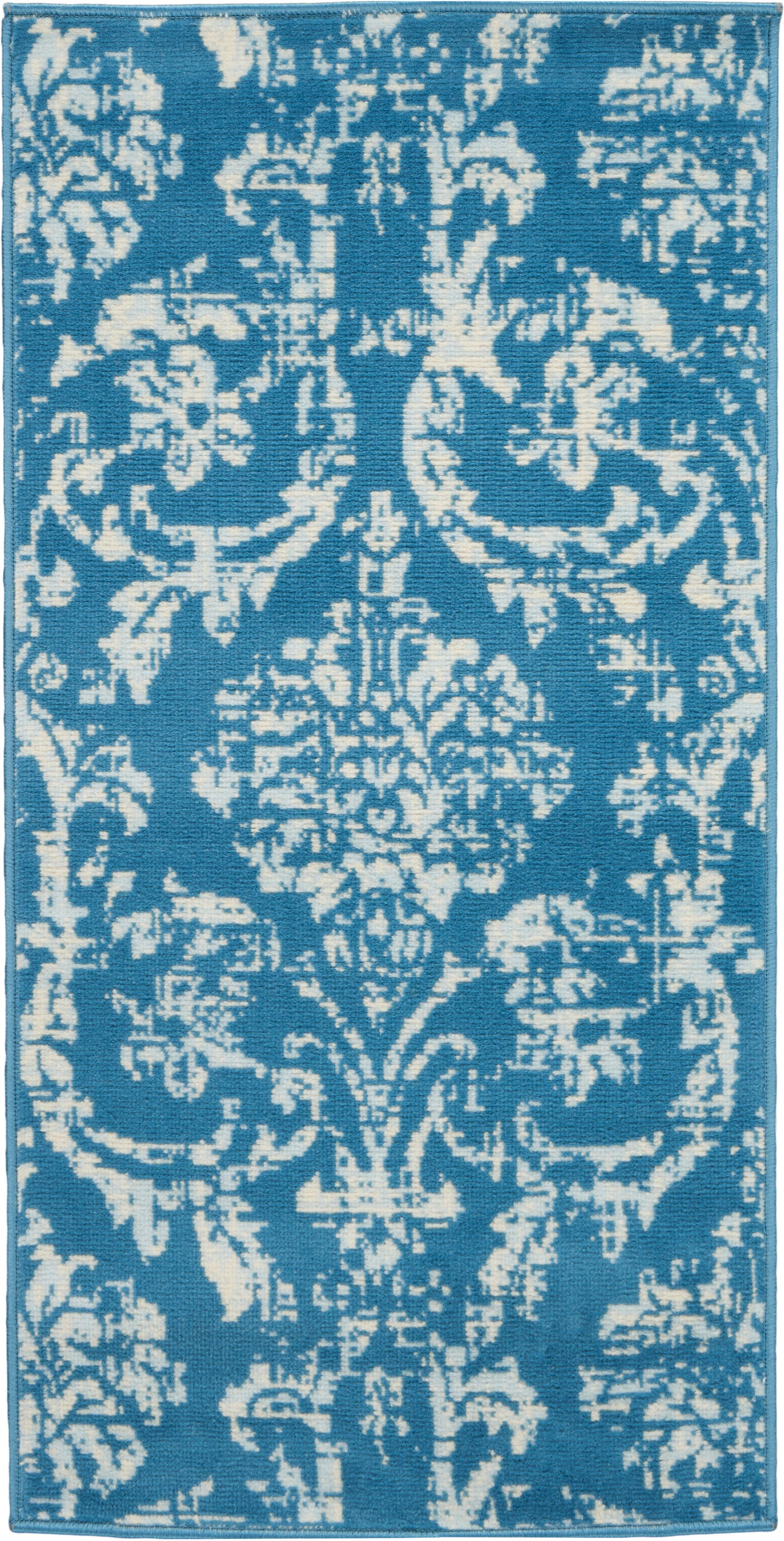 Nourison Jubilant 2' x 4' Blue Vintage Indoor Rug